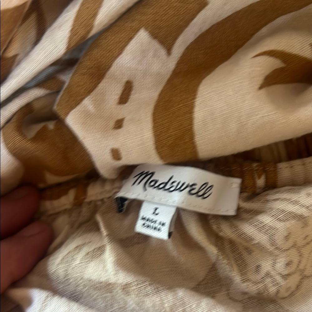 Madwell Linen Blend Midi Dress - Picture 8 of 10